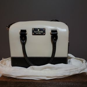 Kate Spade Black and Cream shoulder bag